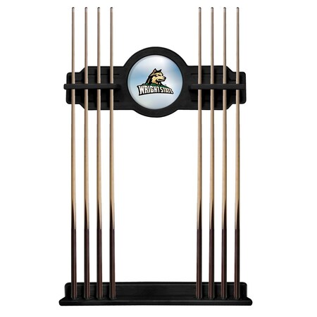 Wright State Cue Rack In Black Finish